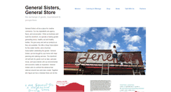 Desktop Screenshot of generalsisters.com